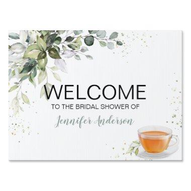 Tea Party Welcome Sign