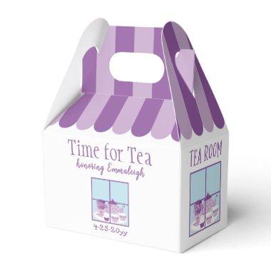 Tea Room Party Favor Box