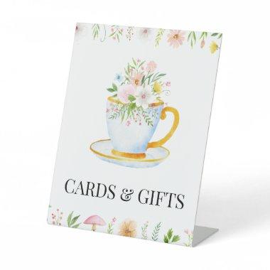 Tea Time Whimsical Wildflower Invitations & Gifts Sign