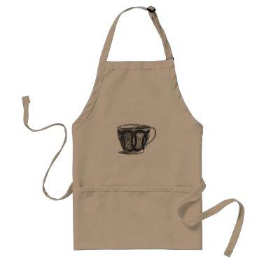 Teacup Coffee Cup Adult Apron