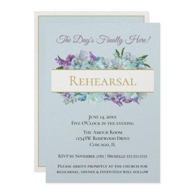 Teal Bouquet Rustic Wedding Suite Rehearsal Party