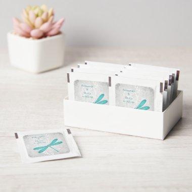 Teal Dragonfly Hand Sanitizer Packet