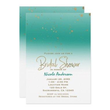 Teal & Gold Modern Glam  Elegant