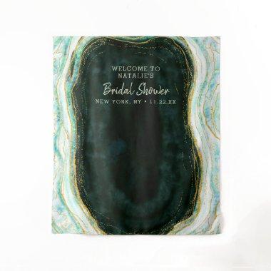 Teal Green Agate  Photo Prop Backdrop