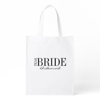 Team Bride Bridesmaid Bridal Party Reusable Bag
