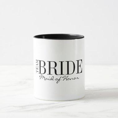 Team Bride Maid of Honor Bridal Party Coffee Mug