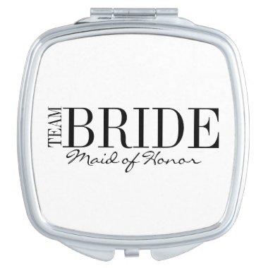 Team Bride Maid of Honor Bridal Party Mirror