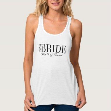 Team Bride Maid of Honor Bridal Party Tank Top