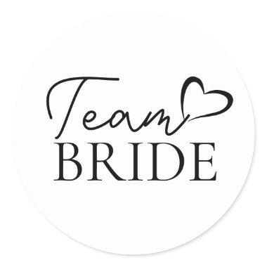 Team Bride Sticker – Fun Bachelorette Party Favor