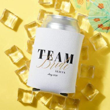 TEAM BRIDE Two-Tone Can Cooler