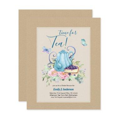 Teapot  Teatime Afternoon Tea Invites