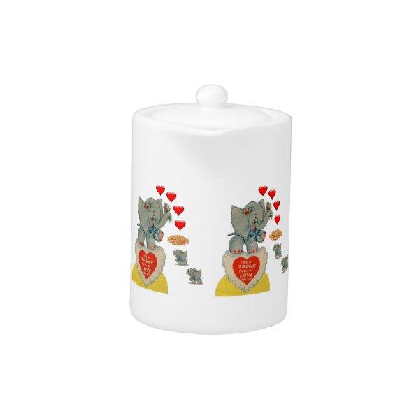 Teapot Elephant Valentine's Day