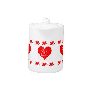 Teapot Valentine's Day God is Love