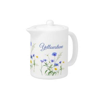 Teapot-Yellowstone Wildflowers Teapot