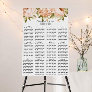 Terracotta Blooming Hydrangea Floral 12 Tables Foam Board