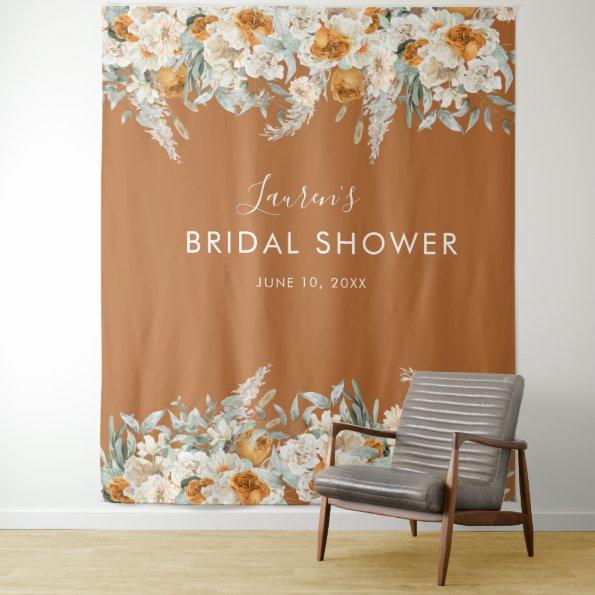 Terracotta Bridal Shower Photo Booth Backdrop