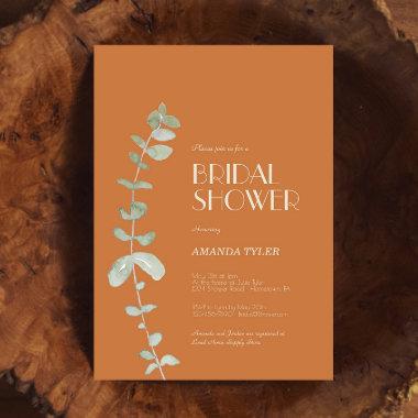 Terracotta Eucalyptus Deco Wedding
