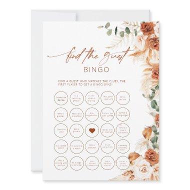 Terracotta Find the Guest Bingo Shower Game