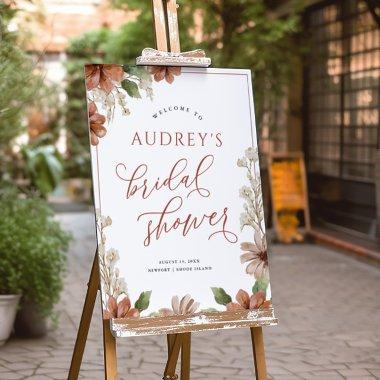 Terracotta Flower  Welcome Foam Board