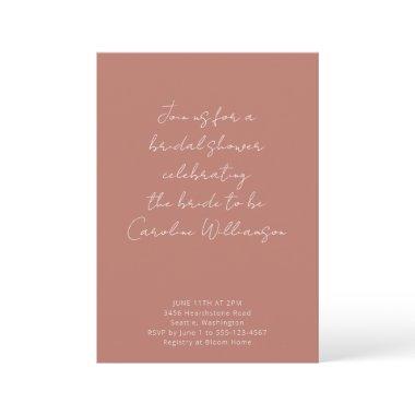 Terracotta Handwriting Script Trendy