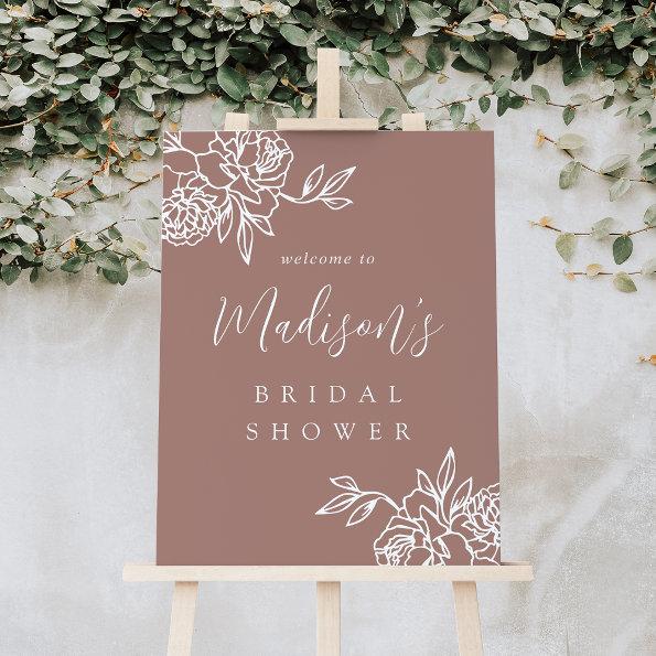 Terracotta | Secret Garden  Welcome Foam Board