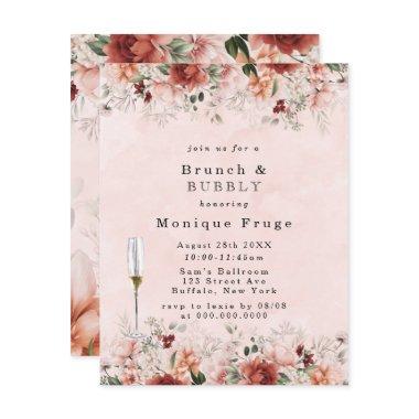 Terracotta Spring Fall Floral Brunch & Bubbly