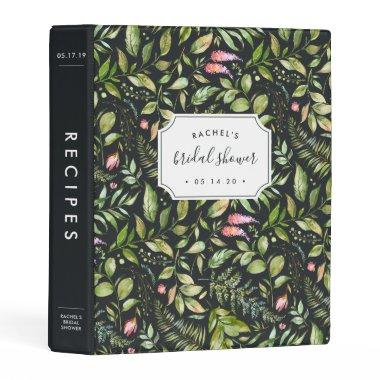 Terrarium Botanical |  Recipe Mini Binder