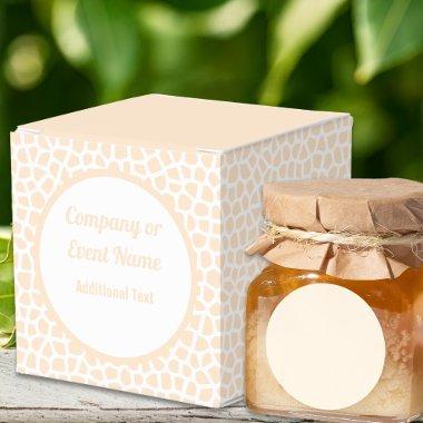 Terrazzo - Orange Peach Classic Favor Box