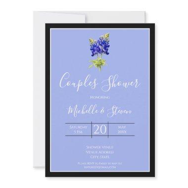 Texas Bluebonnets on Slate Blue, Spring, Couples