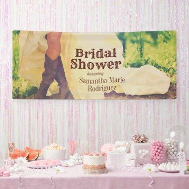 Texas Bride in Boots Bridal Shower Banner