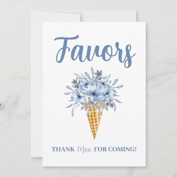 Thank Moo For Coming Sign Invitations