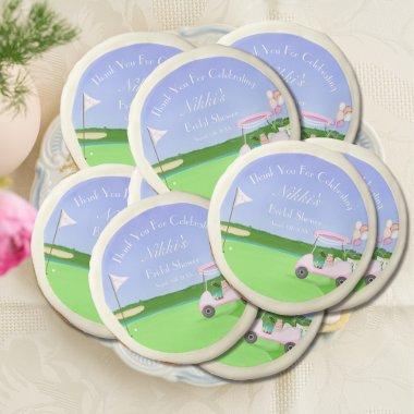 Thank You Bridal Golf  Brunch Sugar Cookie