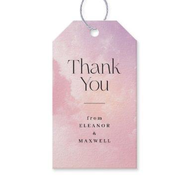 Thank You Bride On Cloud 9 Dreamy Favor Gift Tags