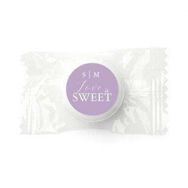 Thank You Candy Favors Lavender Monogram