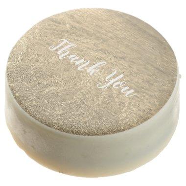 Thank You Favor Clear Sandy Beach Water Gift