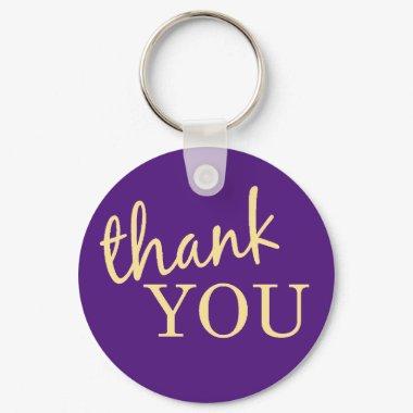 Thank You Favor Keychain
