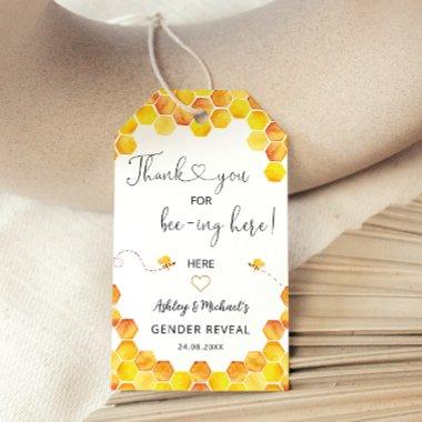 Thank You for Bee-ing Here Favor Tags