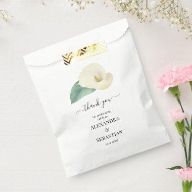 Thank you for Coming Calla Lily Wedding Sweet Favor Bag