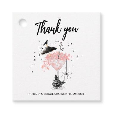 Thank You Halloween Cocktail Bridal Shower Favor T Favor Tags