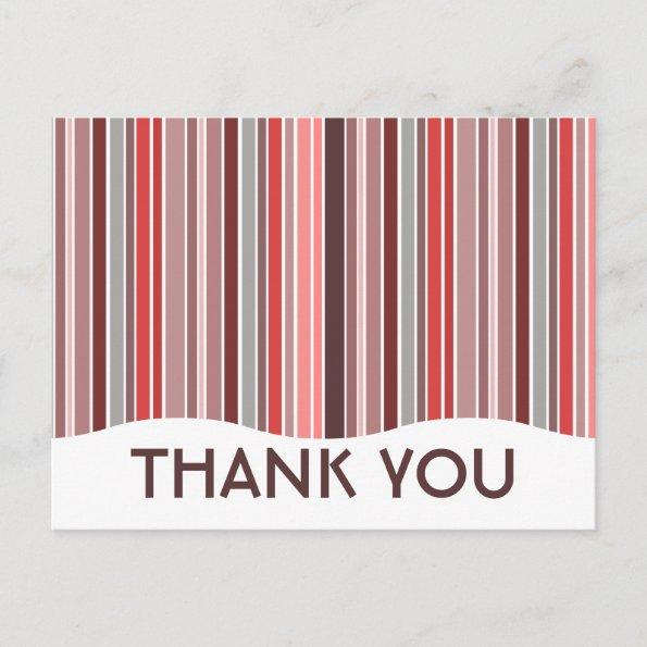 thank you : striped curtain : postInvitations