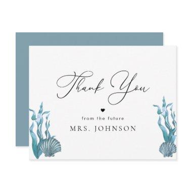 Thank You Stylish Nautical Shell