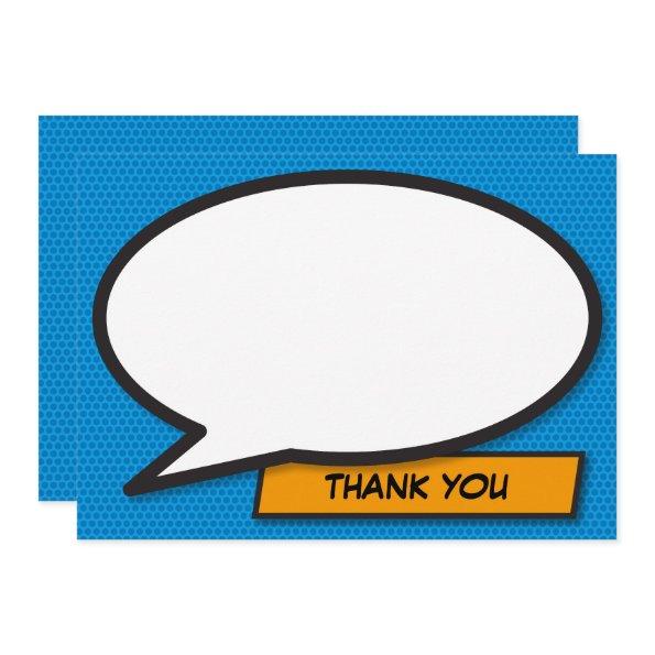 Thank You Your Message Speech Bubble Fun Retro