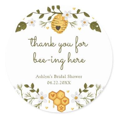 Thanks for Bee-ing Here Sticker