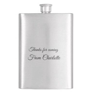 thanks for coming add name text message flask