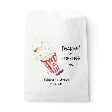 Thanks for Popping By Popcorn Event Favor Bag