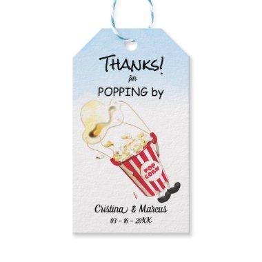 Thanks for Popping By Popcorn Event Gift Tags