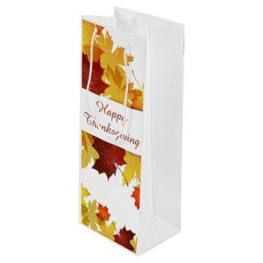 Thanksgiving Wine Gift Bag