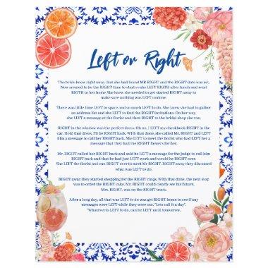 Thats amore  Left or right game