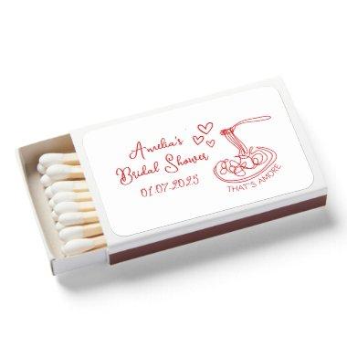 That's Amore Italian  Personalized Matchboxes