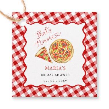Thats Amore Italian Pizza Party  Favor Tags
